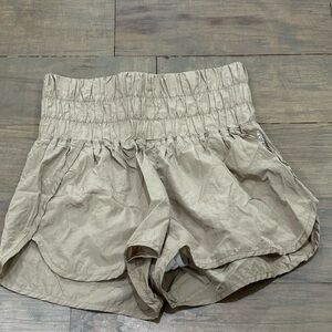 FP Movement by Free People Tan High Waist Shorts
